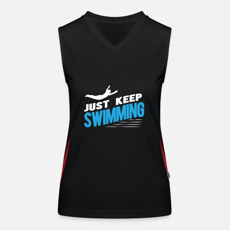 Swimmer Women's Functional Contrast Tank Top