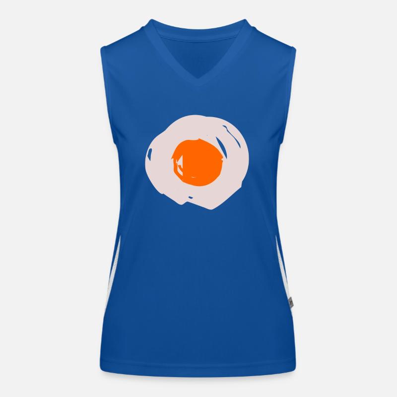 Spiegelei Funktionelles Kontrast-Tank Top für Frauen