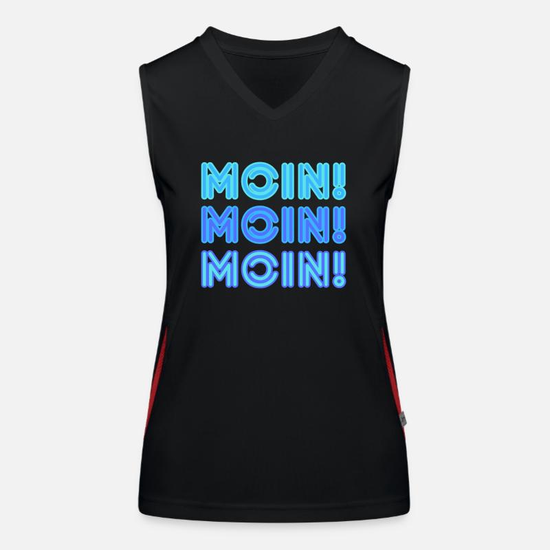 Moin Moin Moin Débardeur respirant contrasté Femme