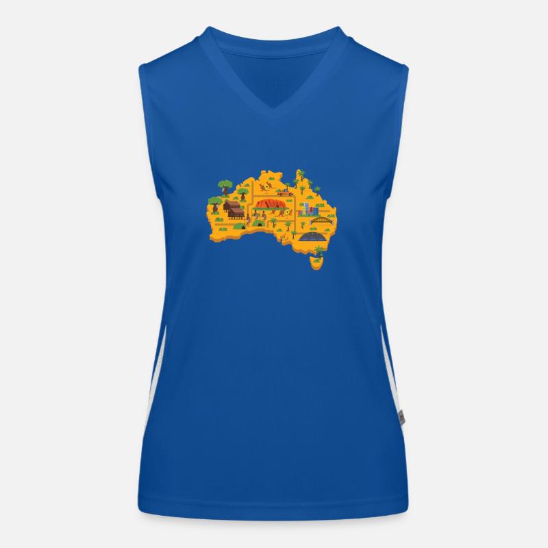 Australien Funktionelles Kontrast-Tank Top für Frauen