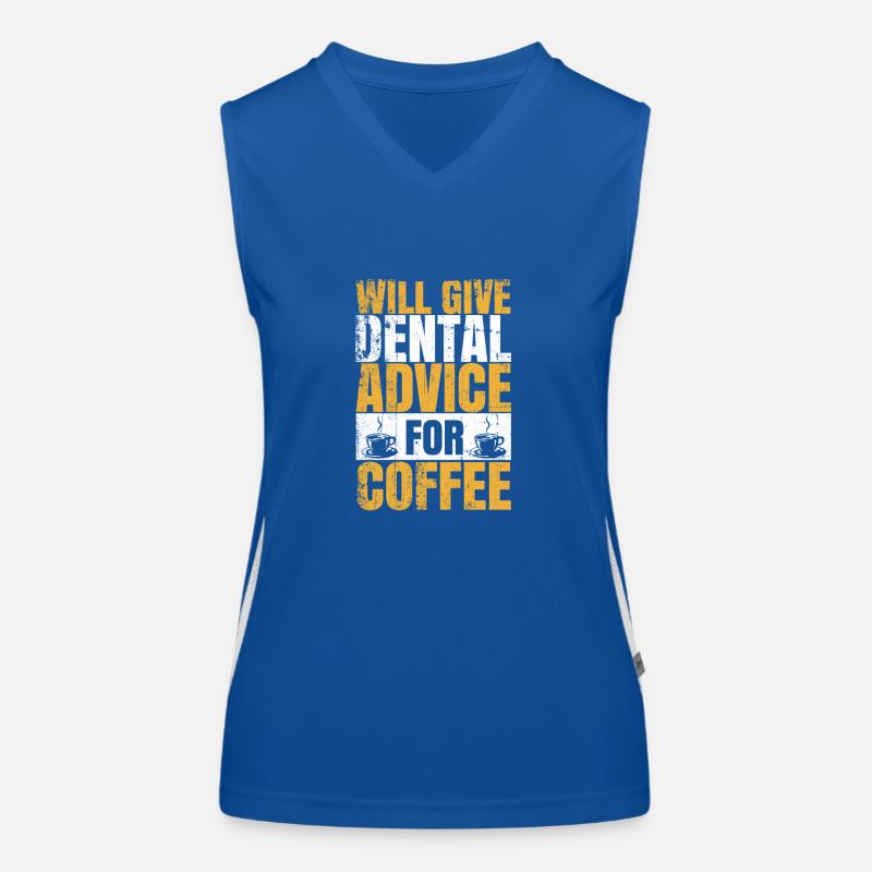 dentist Women's Functional Contrast Tank Top