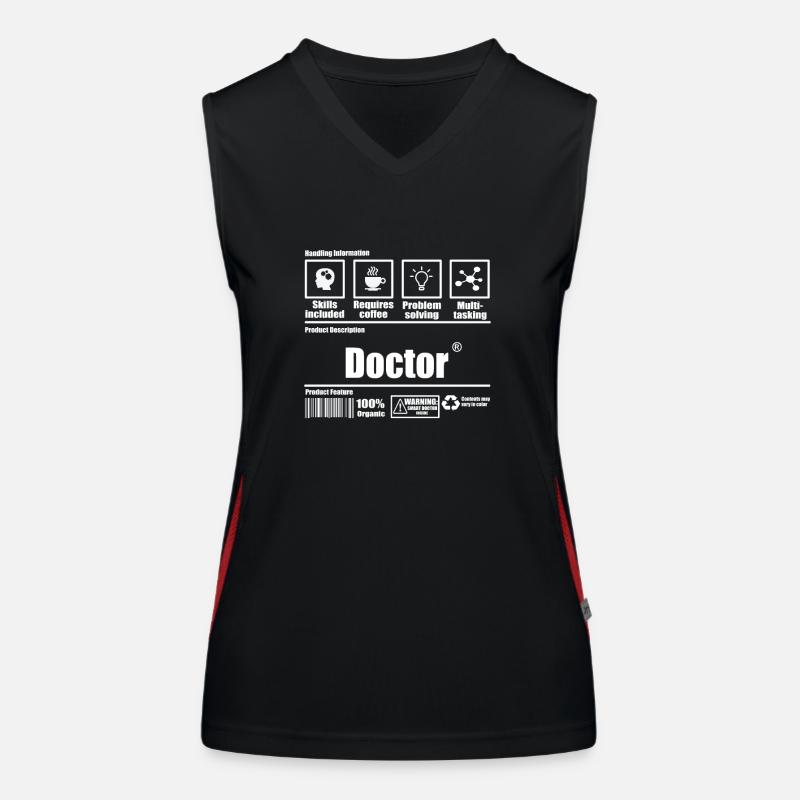 Doktor Funktionelles Kontrast-Tank Top für Frauen