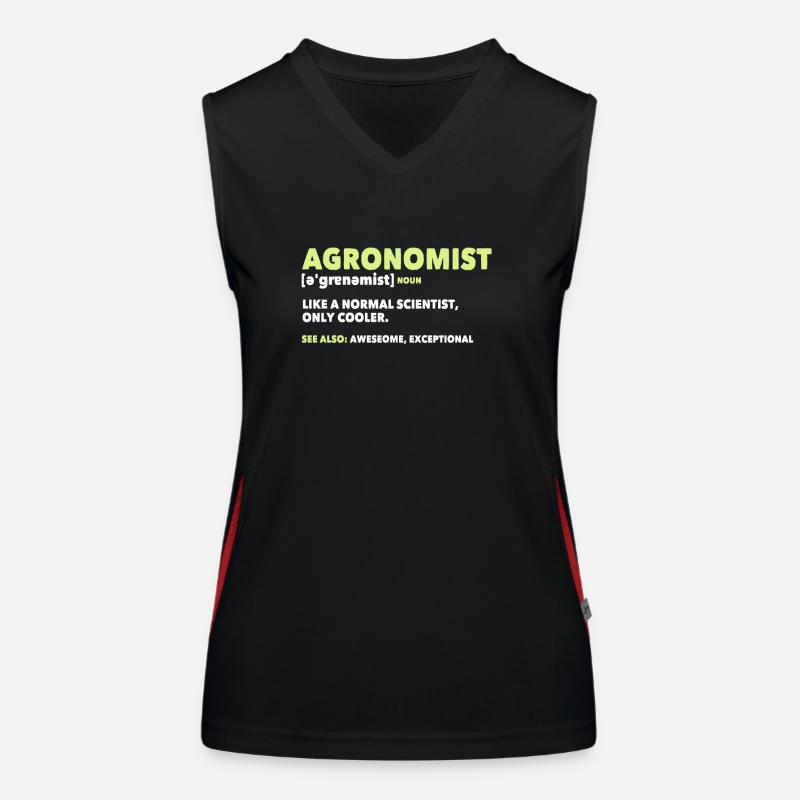Agronome Débardeur respirant contrasté Femme