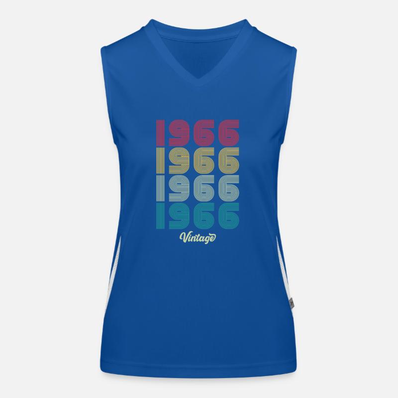 58 Years Old Vintage 1966 Limited Edition 58th Women's Functional Contrast Tank Top