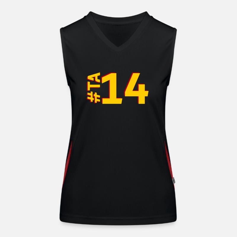 TA14-KARTON Funktionelles Kontrast-Tank Top für Frauen