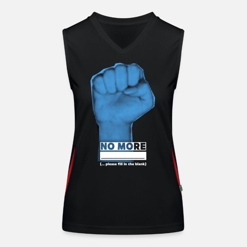 Poing Serré, Protestation, Slogan De Protestation Débardeur respirant contrasté Femme