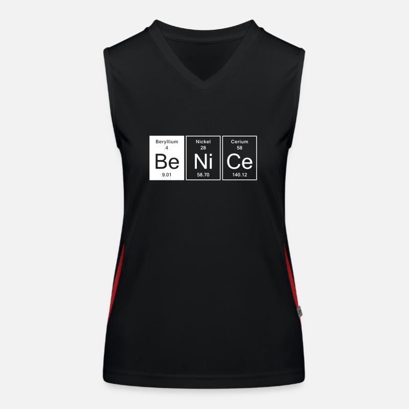 Nice - Be Nice Funktionelles Kontrast-Tank Top für Frauen