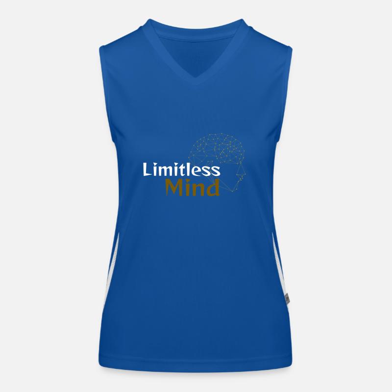 Limitless Mind - Découvrez les vêtements de motivation Débardeur respirant contrasté Femme