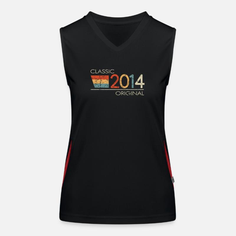 2014 Birthday Classic Original Women's Functional Contrast Tank Top