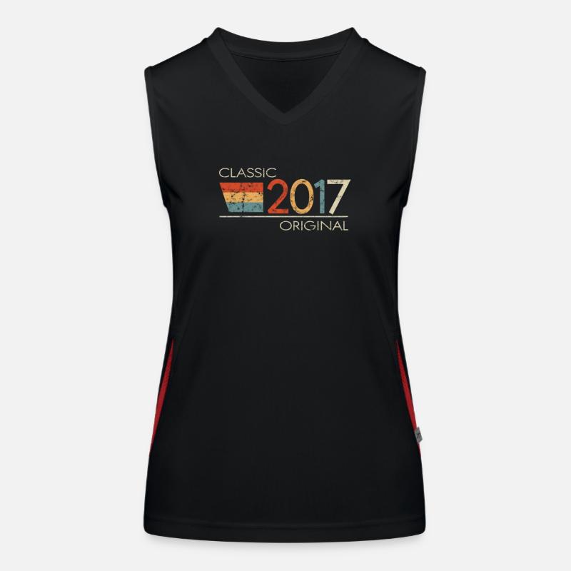 2017 Anniversaire Classic Original Débardeur respirant contrasté Femme