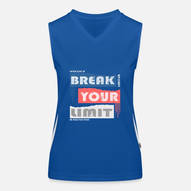 Break your Limits Débardeur respirant contrasté Femme