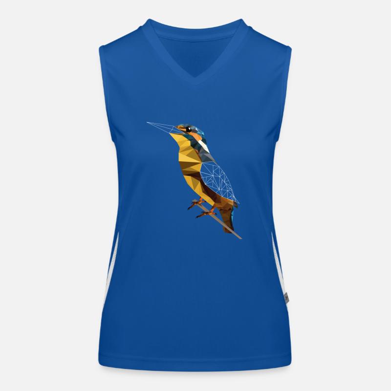 Eisvogel Funktionelles Kontrast-Tank Top für Frauen