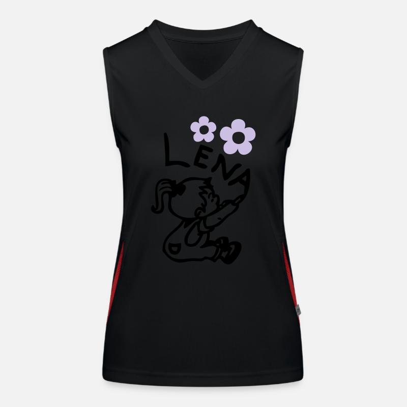 naam lena © Funktionelles Kontrast-Tank Top für Frauen