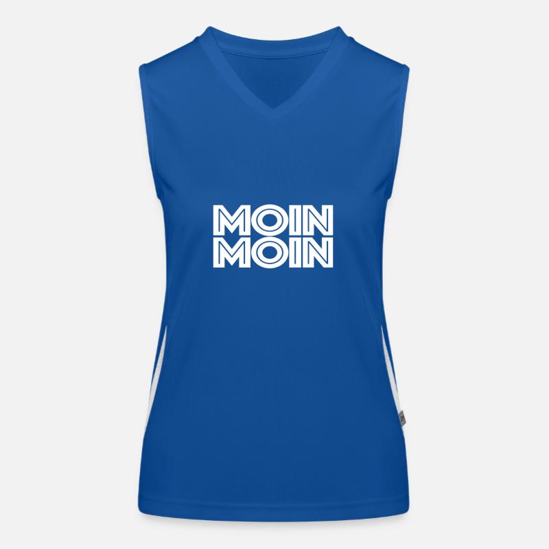 Moin Moin Funktionelles Kontrast-Tank Top für Frauen