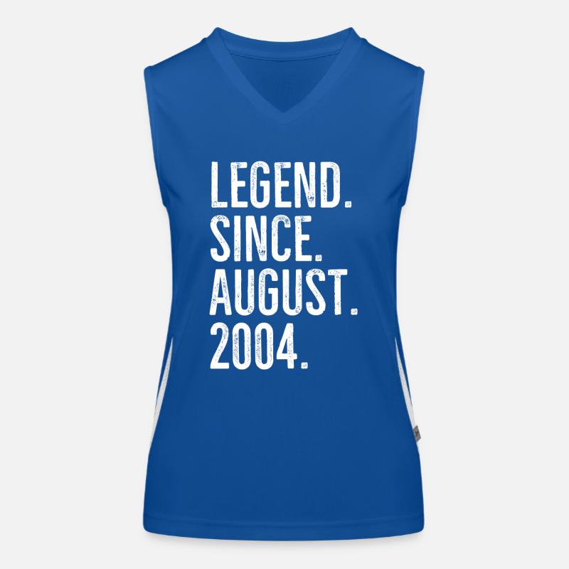 Legende seit August 2004 Funktionelles Kontrast-Tank Top für Frauen