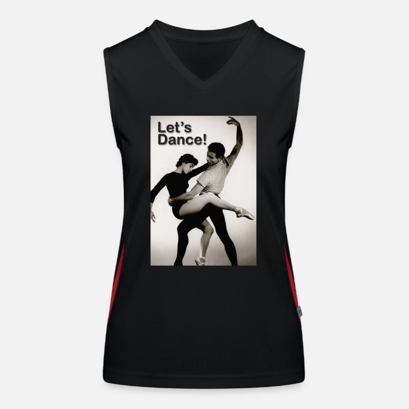 Let's Dance Funktionelles Kontrast-Tank Top für Frauen