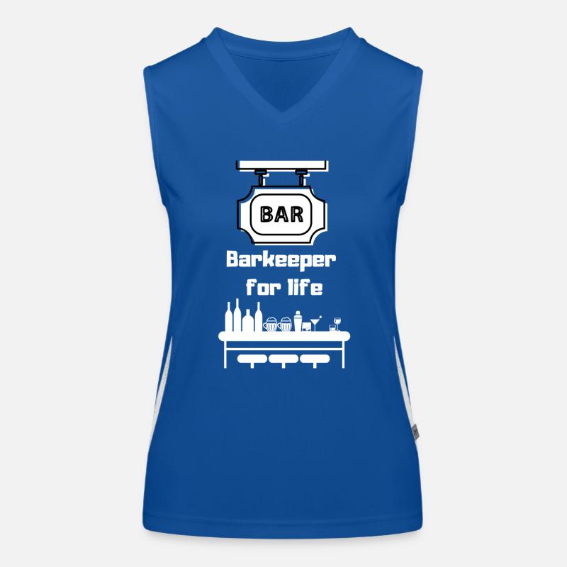 Bartender for Life - for service workers Women's Functional Contrast Tank Top