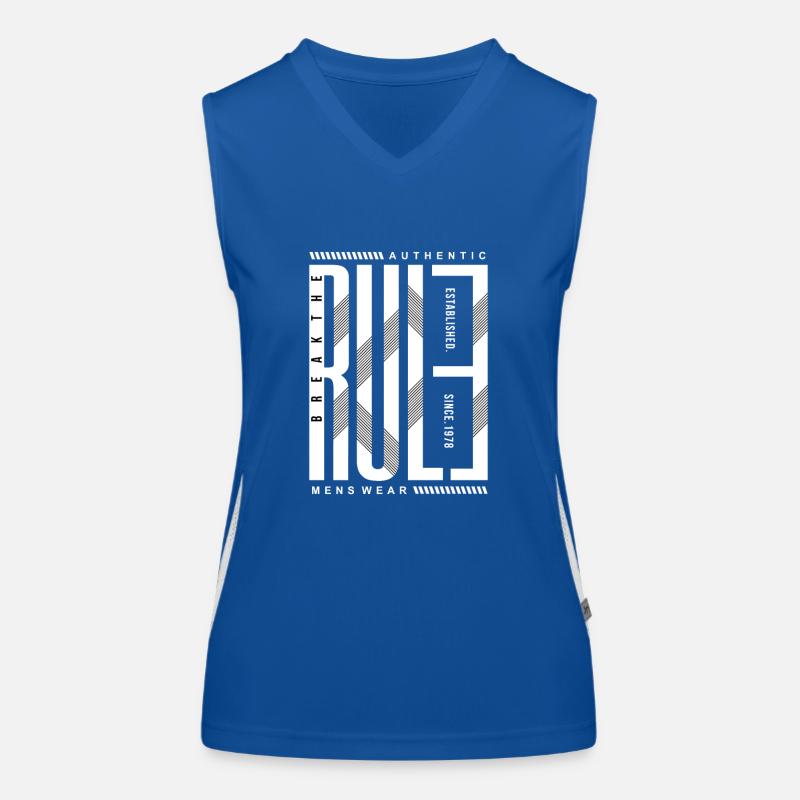 Brechen Sie die Regel Funktionelles Kontrast-Tank Top für Frauen