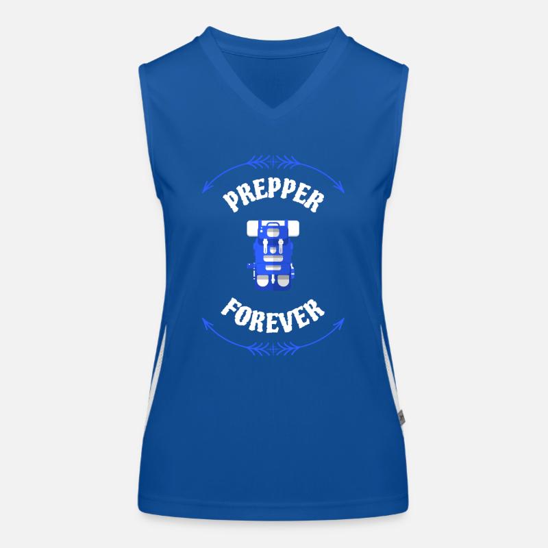 Prepper Forever - Sac à dos emballé Débardeur respirant contrasté Femme