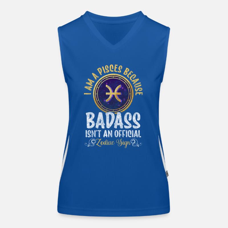 Zodiac sign Neptune constellation planet Women's Functional Contrast Tank Top