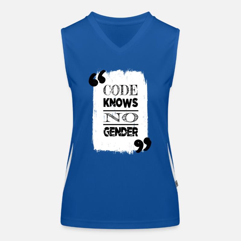 Computer Humour Women's Functional Contrast Tank Top