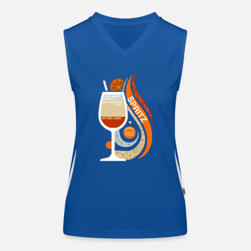 Bester Spritz Funktionelles Kontrast-Tank Top für Frauen