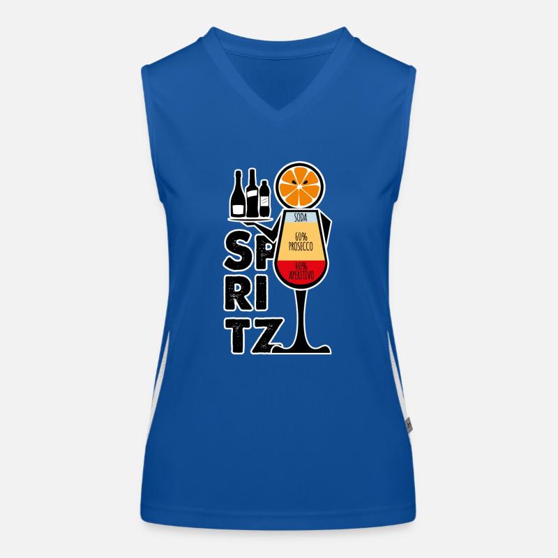 Waiter? A Spritz! Women's Functional Contrast Tank Top
