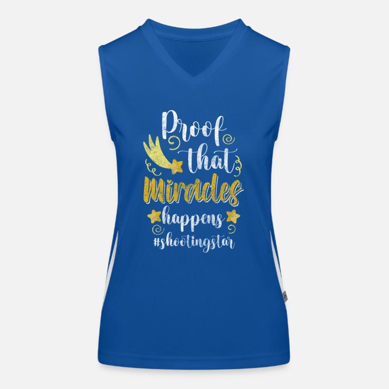 Starry sky dream starlets Women's Functional Contrast Tank Top