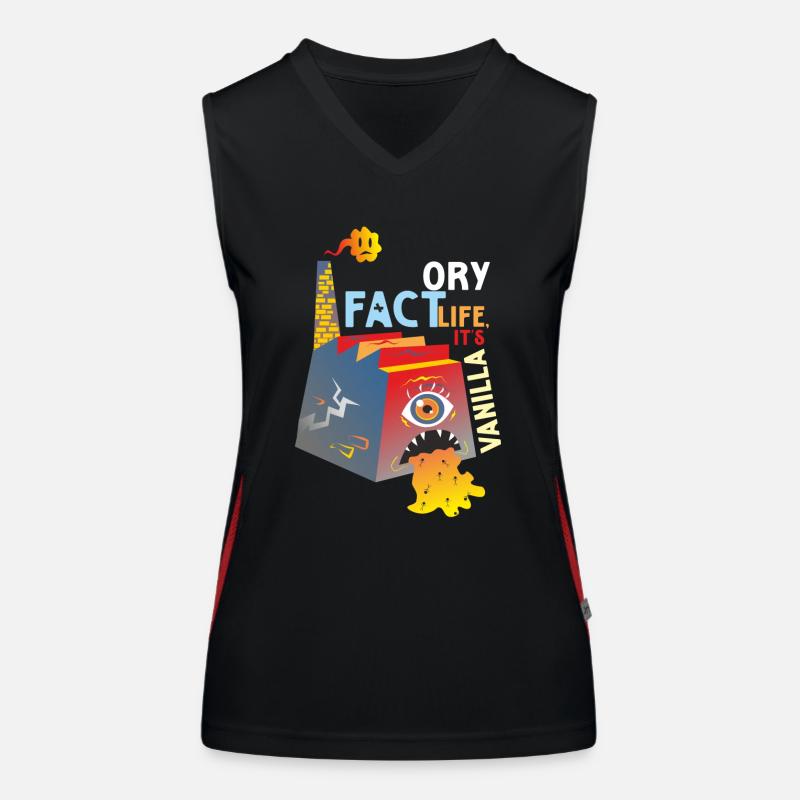 FAKT LEBEN IT S VANILLE Teil 2 Funktionelles Kontrast-Tank Top für Frauen