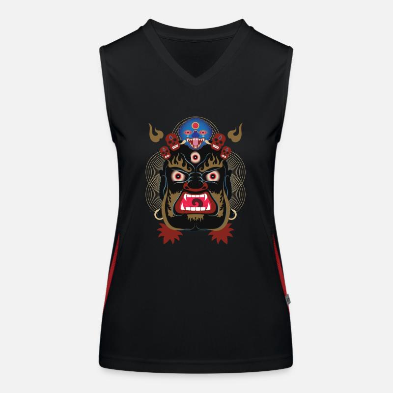 La Danse Macabre 01 Women's Functional Contrast Tank Top