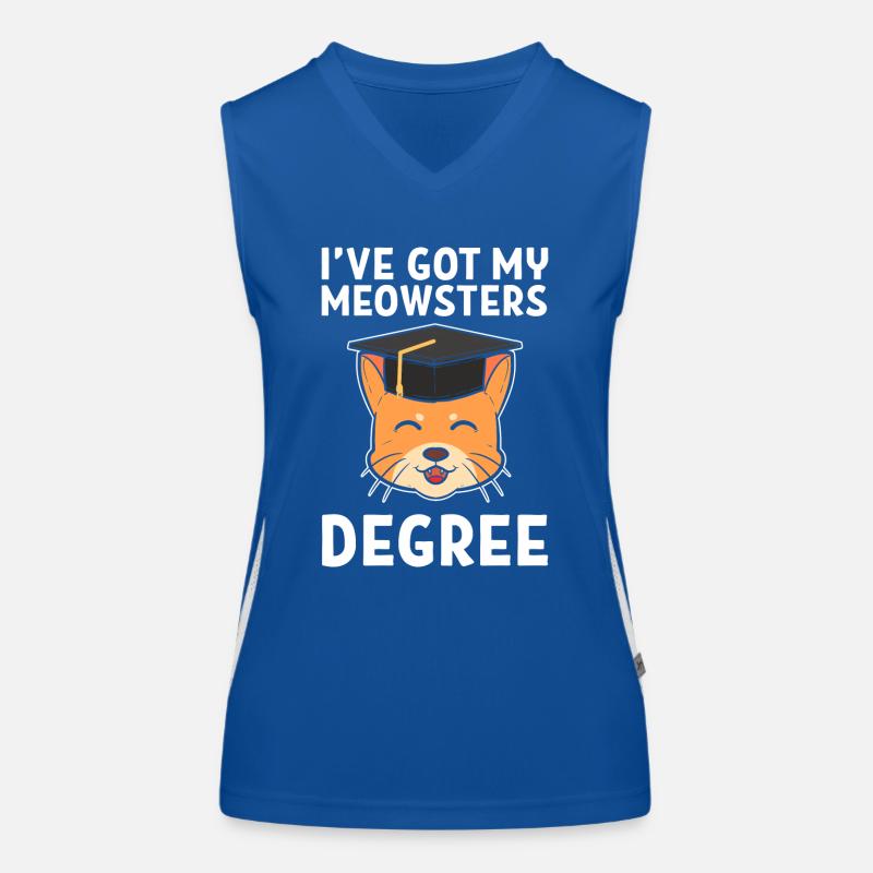 Master Studium Abschlussfeier Funktionelles Kontrast-Tank Top für Frauen