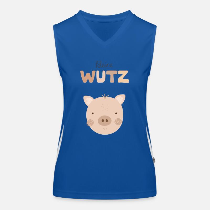 Petit Cochon beige Débardeur respirant contrasté Femme