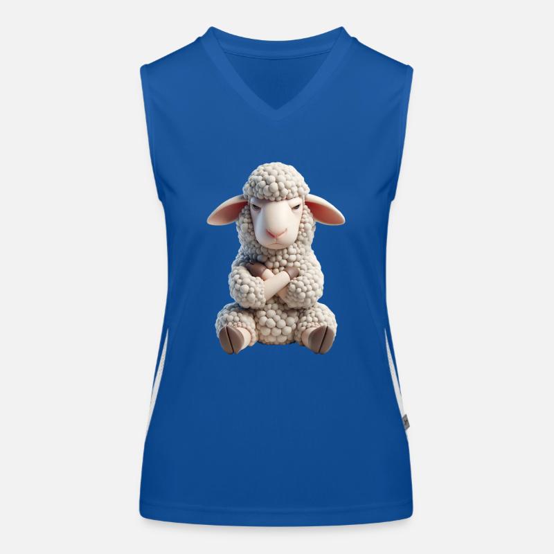 Mouton Grim 1 Débardeur respirant contrasté Femme