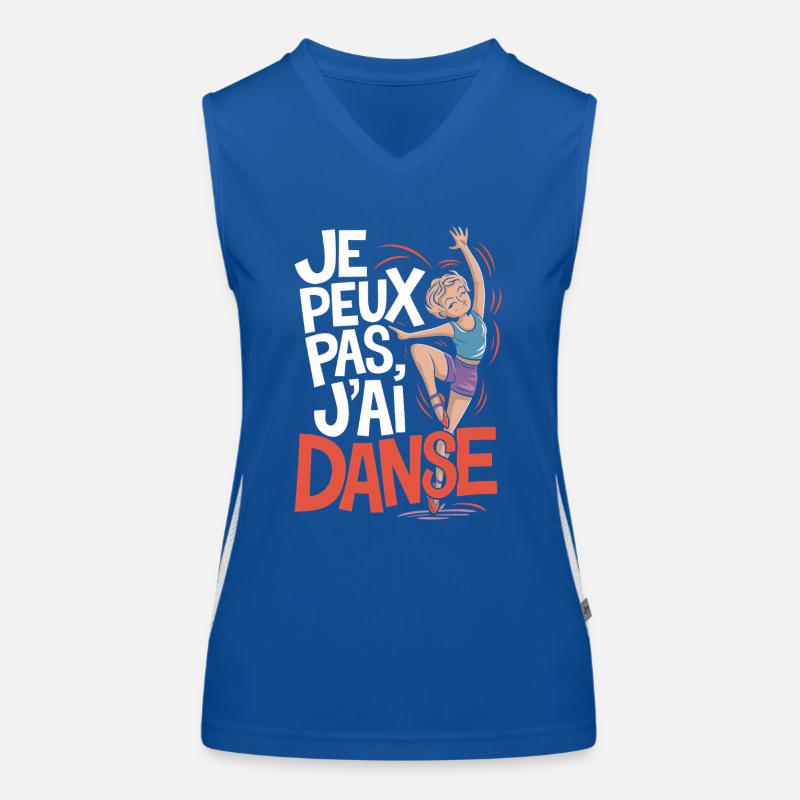 J'peux pas j'ai danse Débardeur respirant contrasté Femme