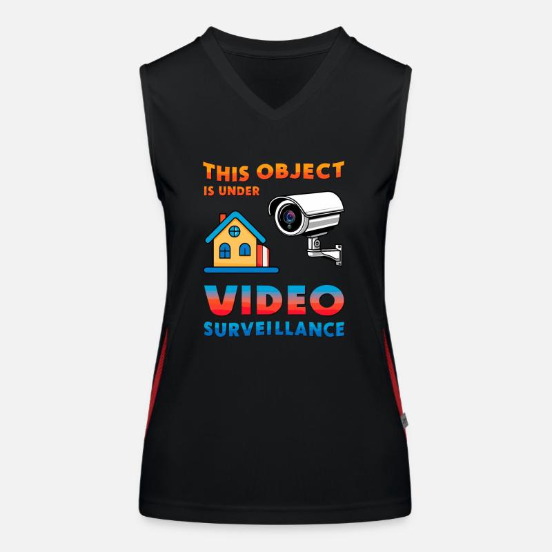 Surveillance d’objets Débardeur respirant contrasté Femme
