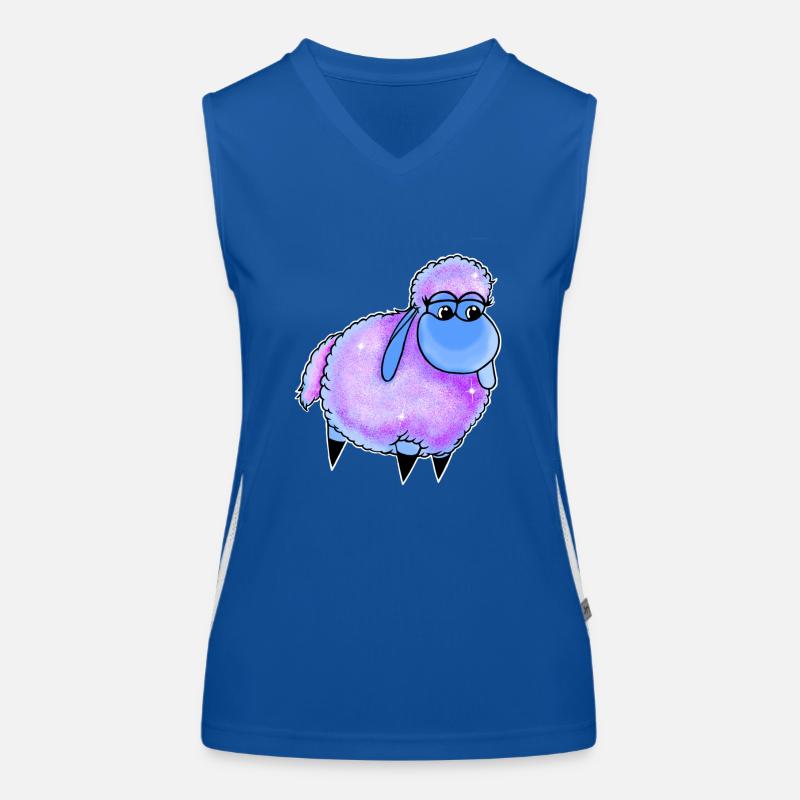 Wolly Sheepling Sprinkle Women's Functional Contrast Tank Top