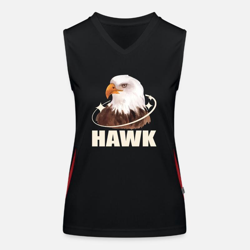 Habicht Funktionelles Kontrast-Tank Top für Frauen