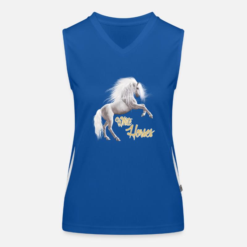 Cheval Blanc Débardeur respirant contrasté Femme
