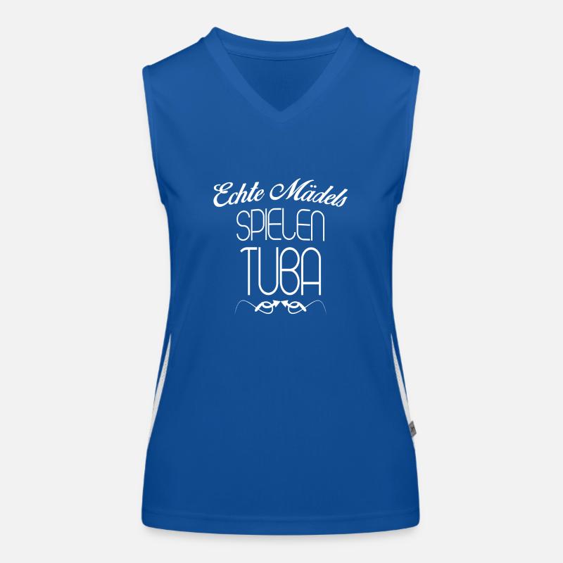 TUBA ECHTE MÄDELS Funktionelles Kontrast-Tank Top für Frauen