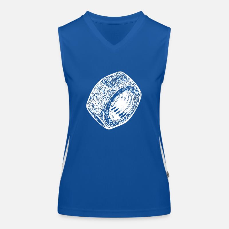 Surface lumineuse de l’écrou à vis Débardeur respirant contrasté Femme