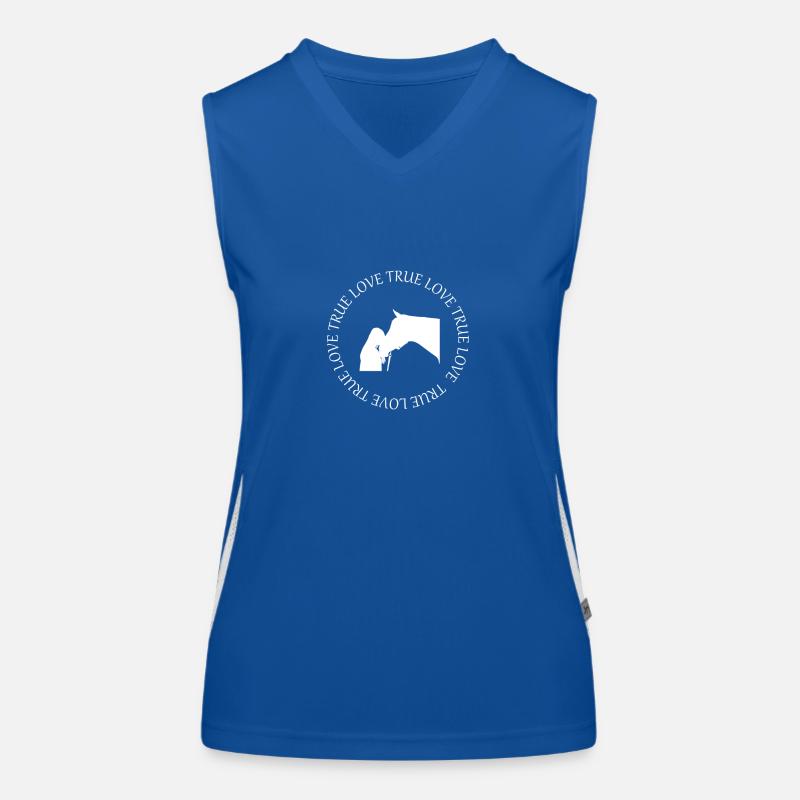 Pferde Spruch Reiten Reiter Funktionelles Kontrast-Tank Top für Frauen