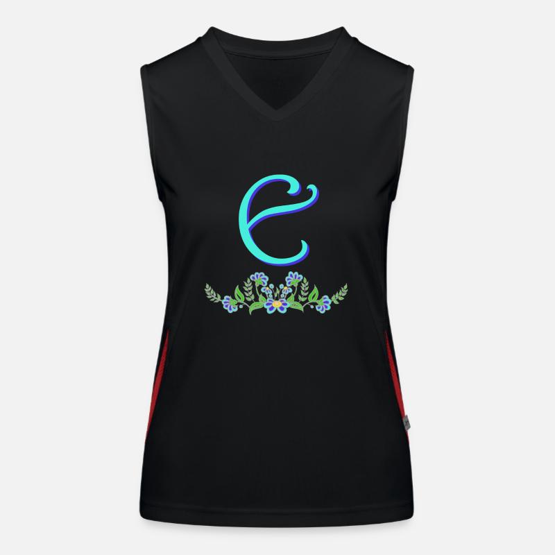blaue blume e Funktionelles Kontrast-Tank Top für Frauen