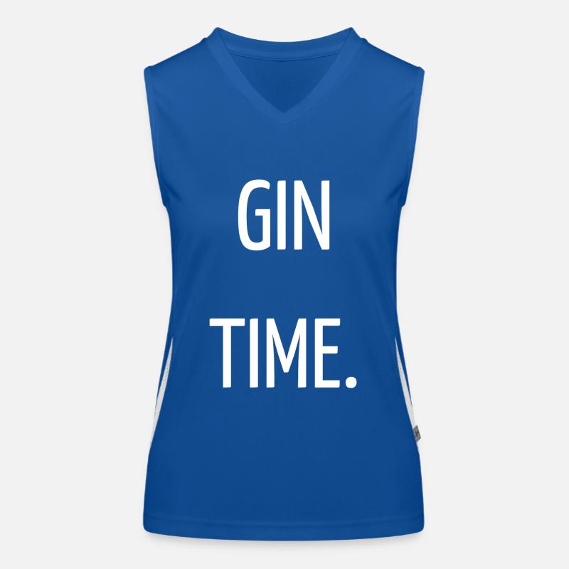 Gin-Zeit Funktionelles Kontrast-Tank Top für Frauen