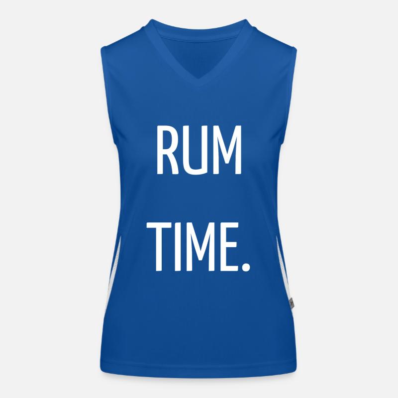 Rumzeit Funktionelles Kontrast-Tank Top für Frauen