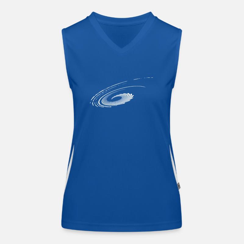 Geometric Planes Parabolas Ellipses Lines Women's Functional Contrast Tank Top