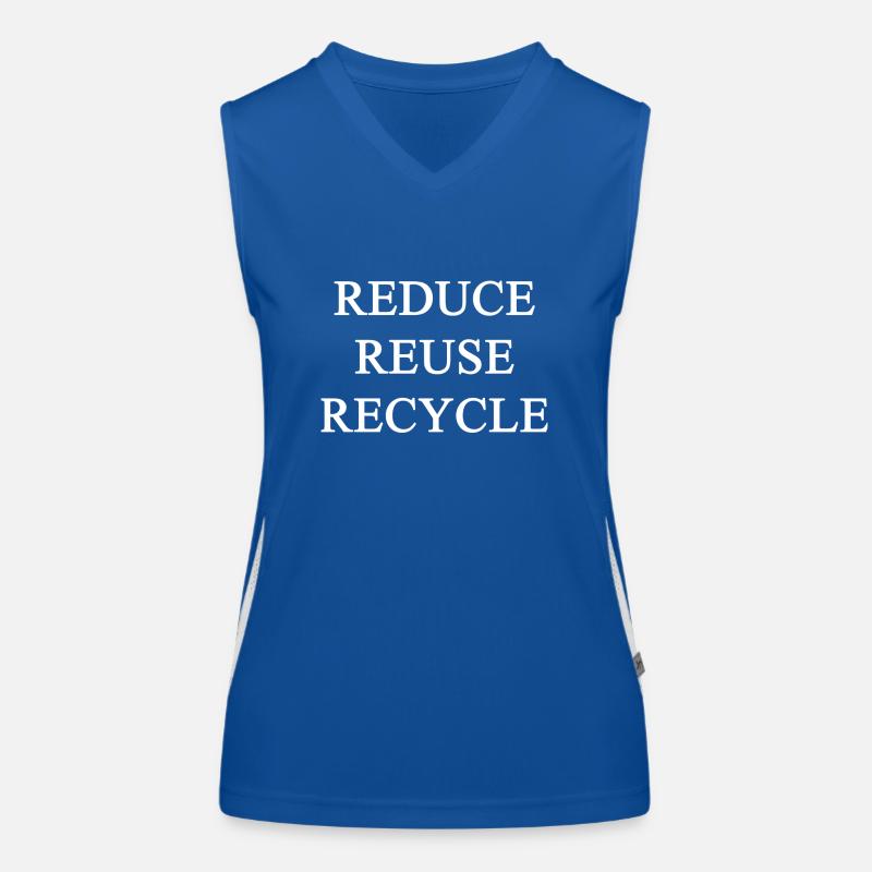 REDUCE, REMOVE, RECYCLE Women's Functional Contrast Tank Top