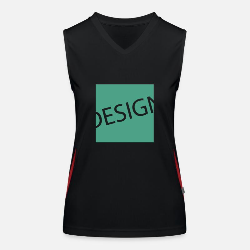 Design Funktionelles Kontrast-Tank Top für Frauen