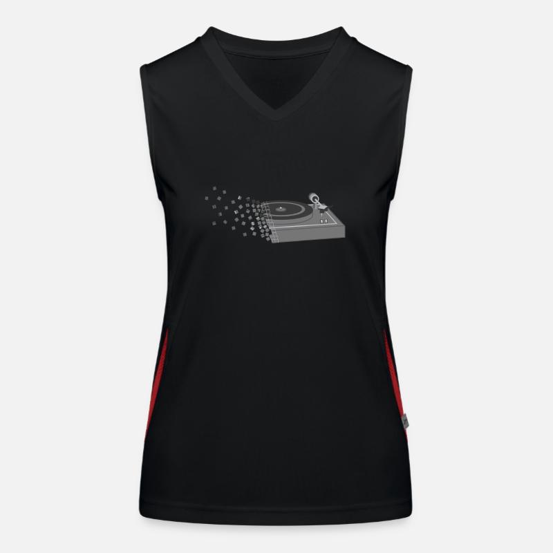 record player Women's Functional Contrast Tank Top