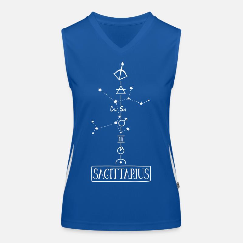 Sagittarius - Schütze Sternzeichen Funktionelles Kontrast-Tank Top für Frauen