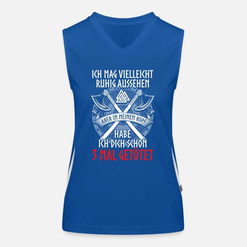 Wikinger - 3 Mal Funktionelles Kontrast-Tank Top für Frauen